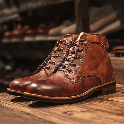 Fanum | Herren Retro Stiefel mit Rundspitze