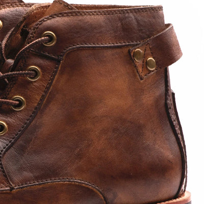 Fanum | Herren Retro Stiefel mit Rundspitze