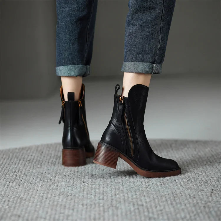 Danielle - Elegante Stiefel mit Reißverschluss