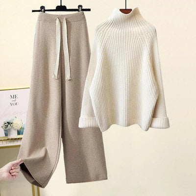Mira® - Elegantes Strickset mit Rollkragenpullover