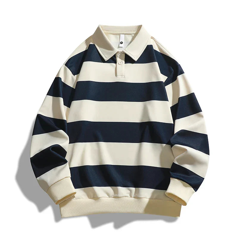 Lässiger Polo-Pullover