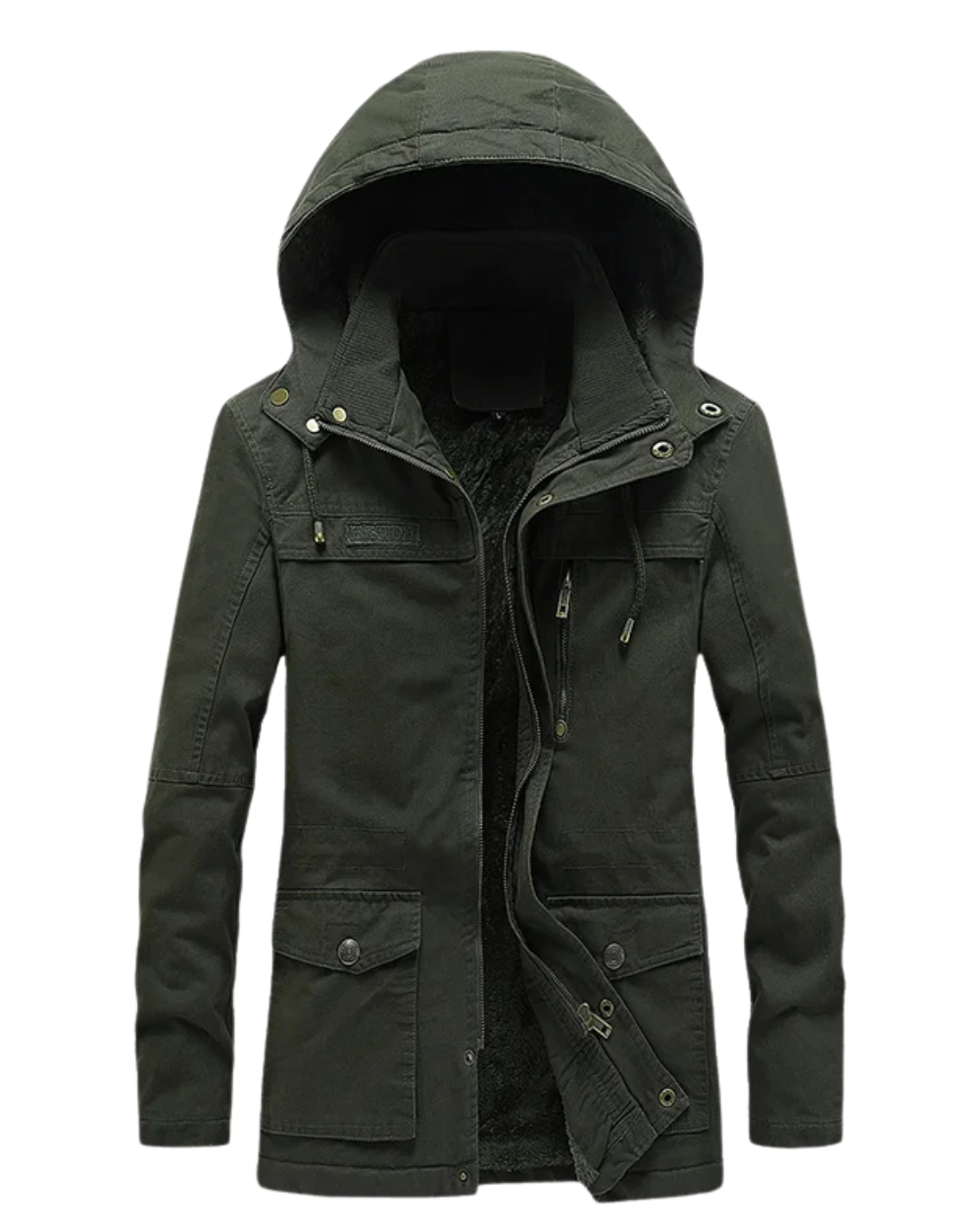 Lässige Winterjacke aus Baumwolle