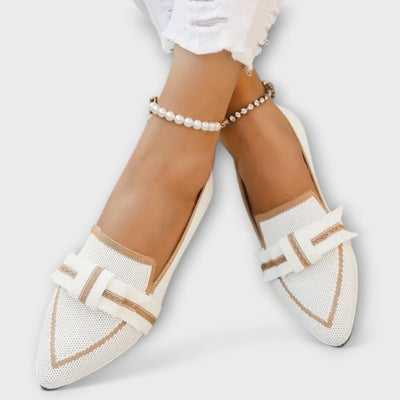 Zavina – Flache Damenschuhe mit Knoten-Design
