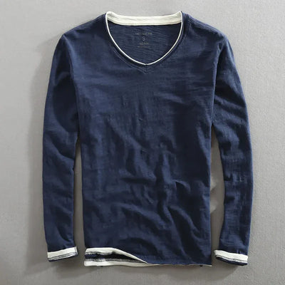 Paris Vintage T-Shirt mit langen Ärmeln