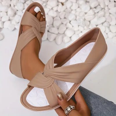 Beatrice | Orthopädische Sandalen mit stilvollem Schleifen-Design