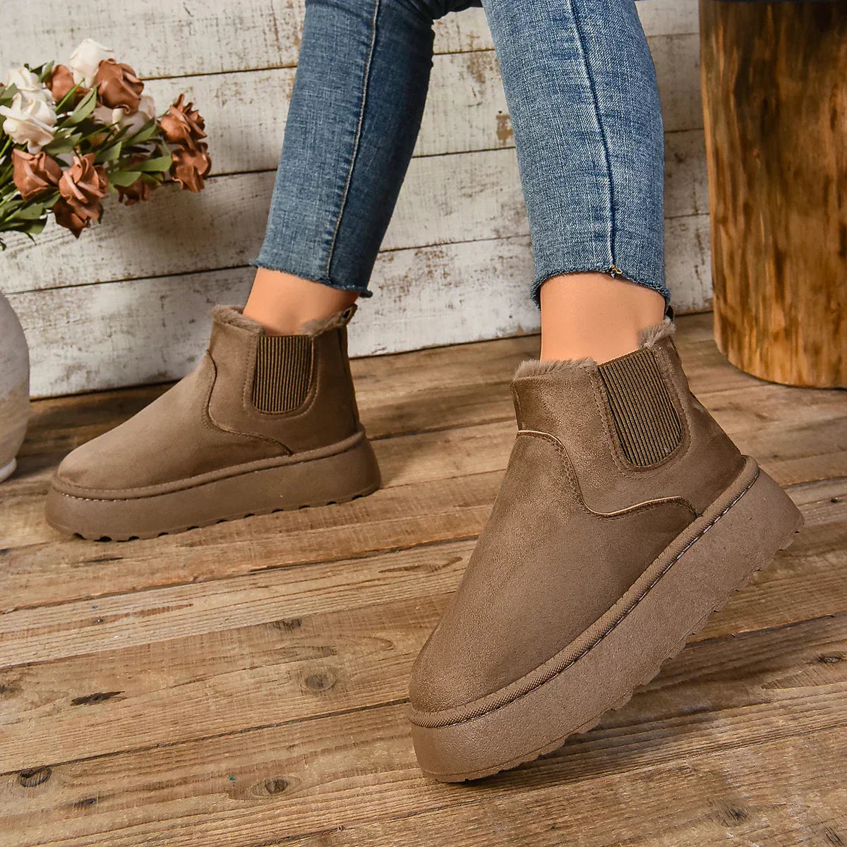Elsa - Warme Stiefel mit Bequemem Futter