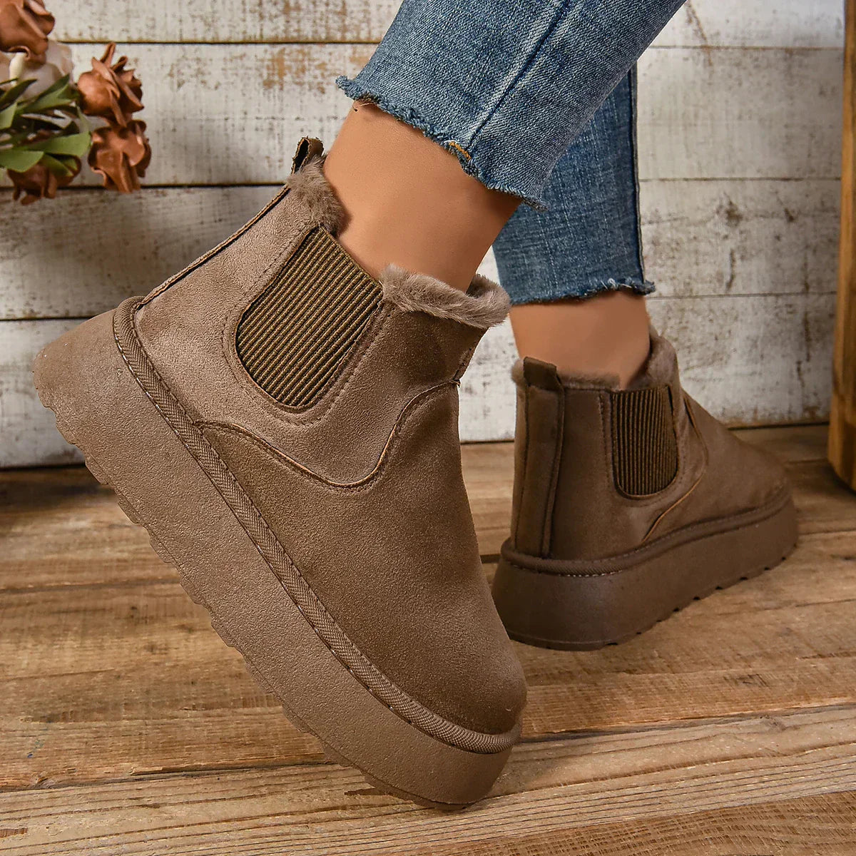 Elsa - Warme Stiefel mit Bequemem Futter