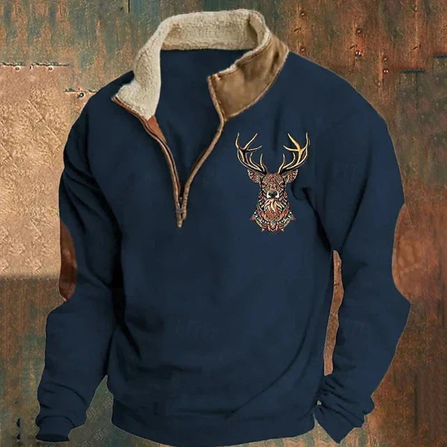 Christ – Pullover mit Hirschdetail