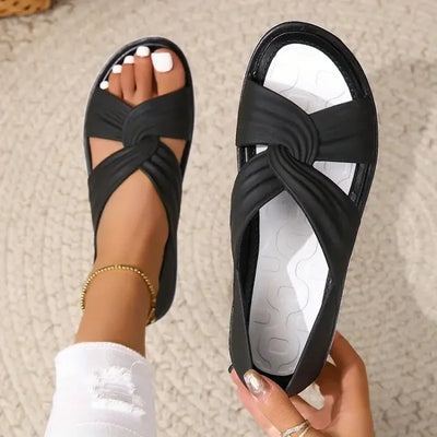 Beatrice | Orthopädische Sandalen mit stilvollem Schleifen-Design