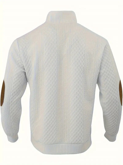 Eleganter Knopf-Pullover