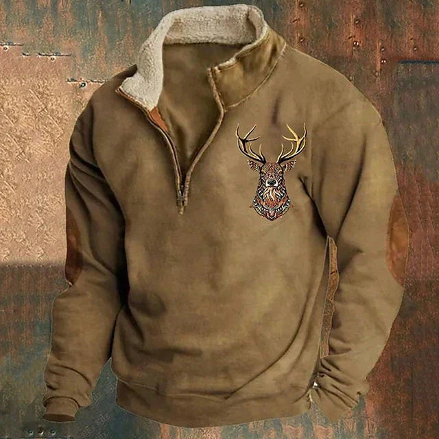 Christ – Pullover mit Hirschdetail
