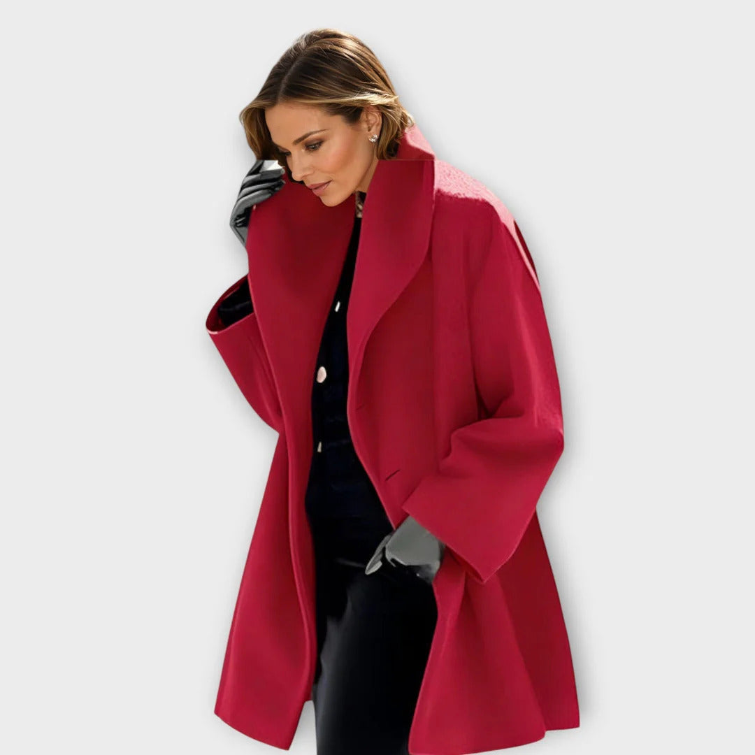 Lena™ | Luxuriöser winddichter Wollmantel