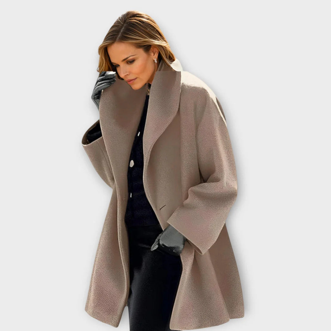 Lena™ | Luxuriöser winddichter Wollmantel