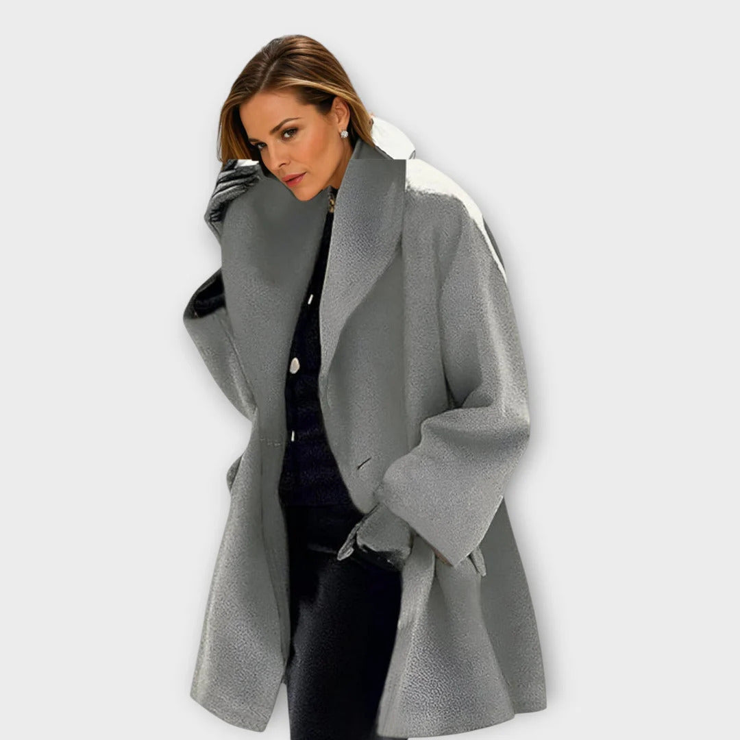 Lena™ | Luxuriöser winddichter Wollmantel