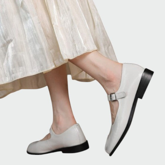 Olivia - Split-Toe Schnallen-Mary Jane Schuhe