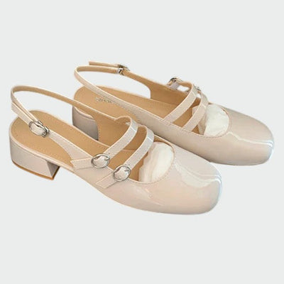Olivia - Orthopädische Lederflats Mary Jane