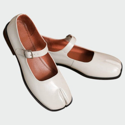 Olivia - Split-Toe Schnallen-Mary Jane Schuhe