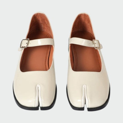 Olivia - Split-Toe Schnallen-Mary Jane Schuhe