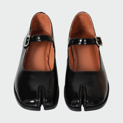 Olivia - Split-Toe Schnallen-Mary Jane Schuhe