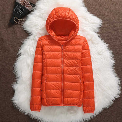 Nord - Neue Jacke mit weißen Entenfedern