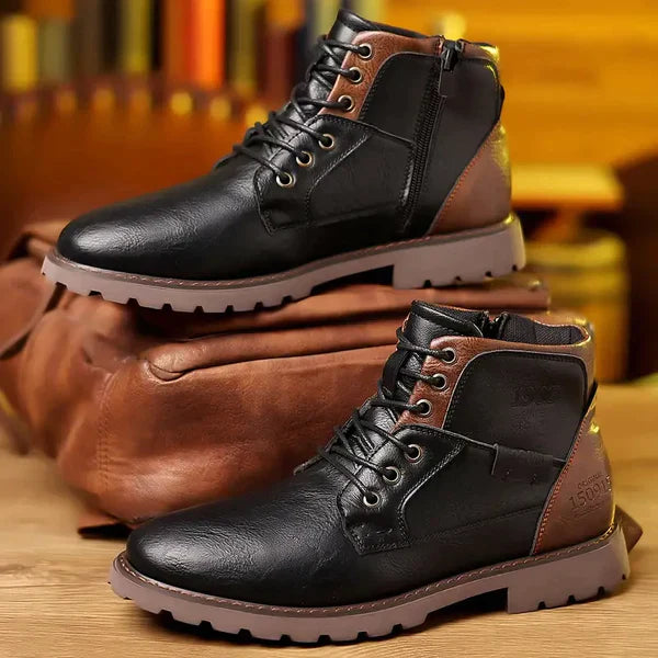 Jethro | Robuste Stiefel mit Schnürsenkeln