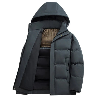 Elegante Fleece-Jacke mit Kapuze