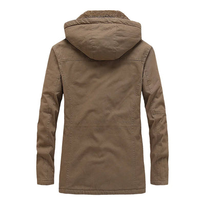 Lässige Winterjacke aus Baumwolle