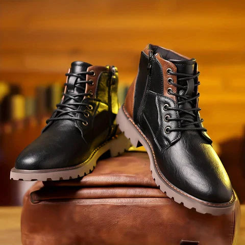 Jethro | Robuste Stiefel mit Schnürsenkeln
