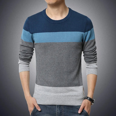 Lässiger Herrenpullover aus Baumwolle