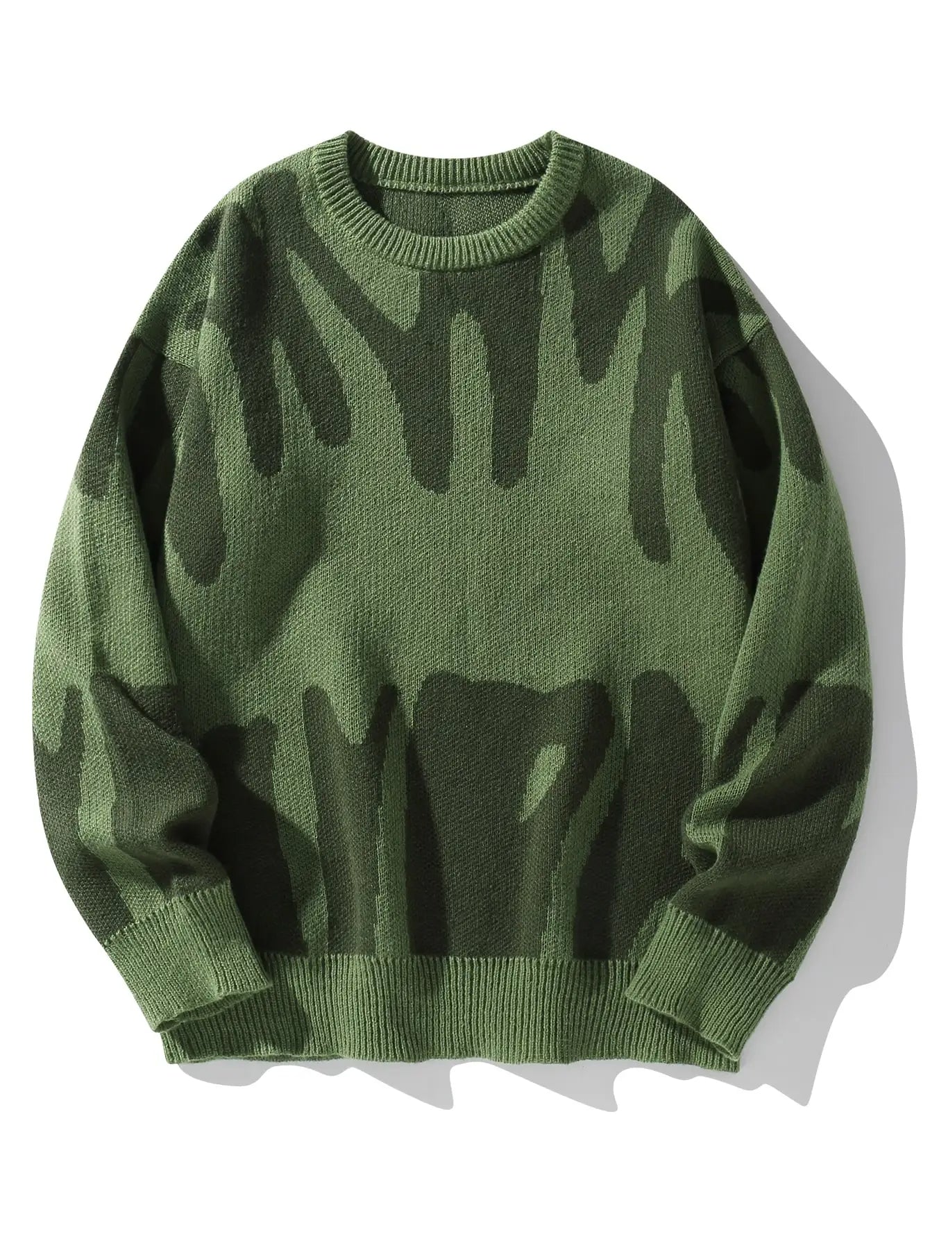 Eleganter gemusterter Pullover