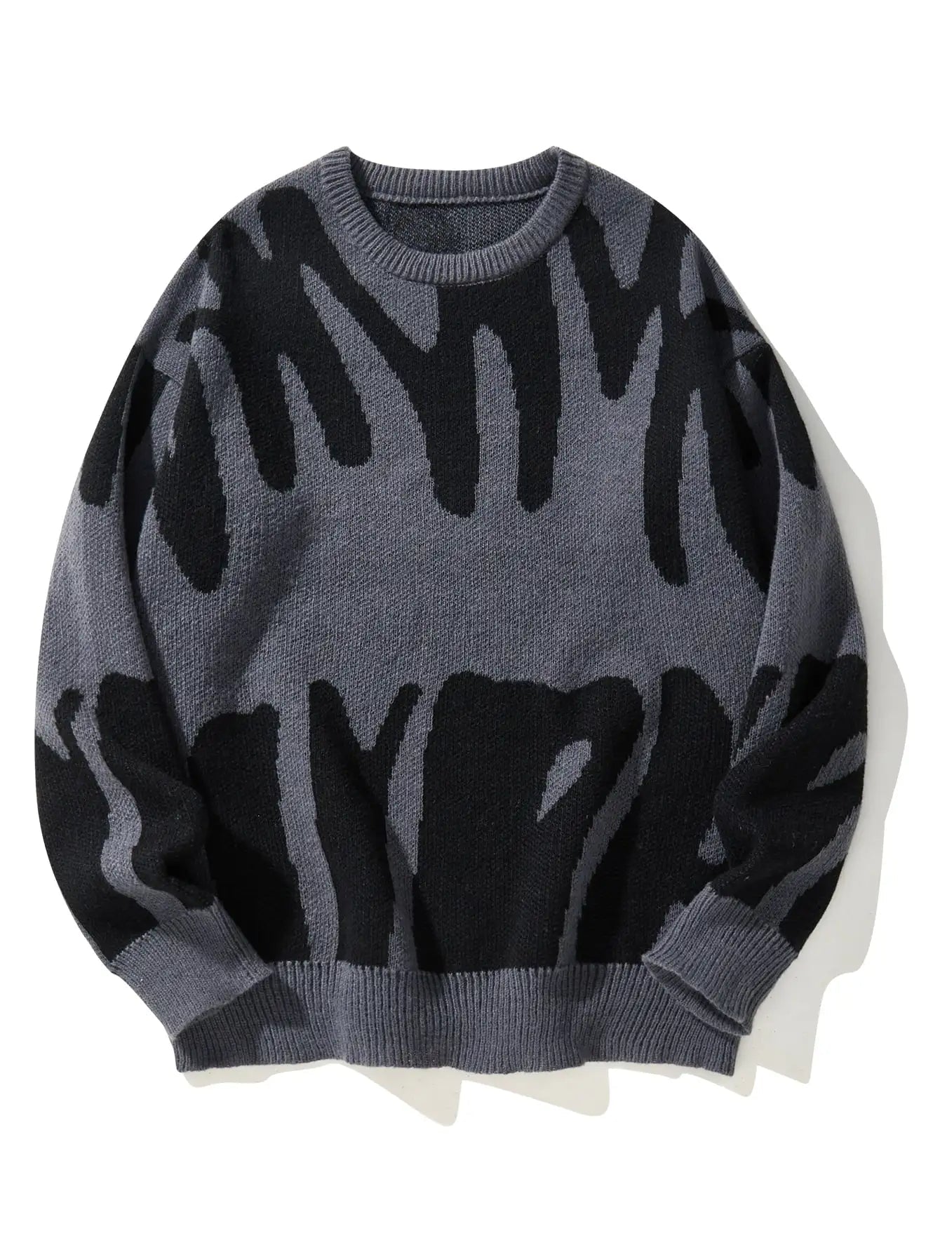Eleganter gemusterter Pullover