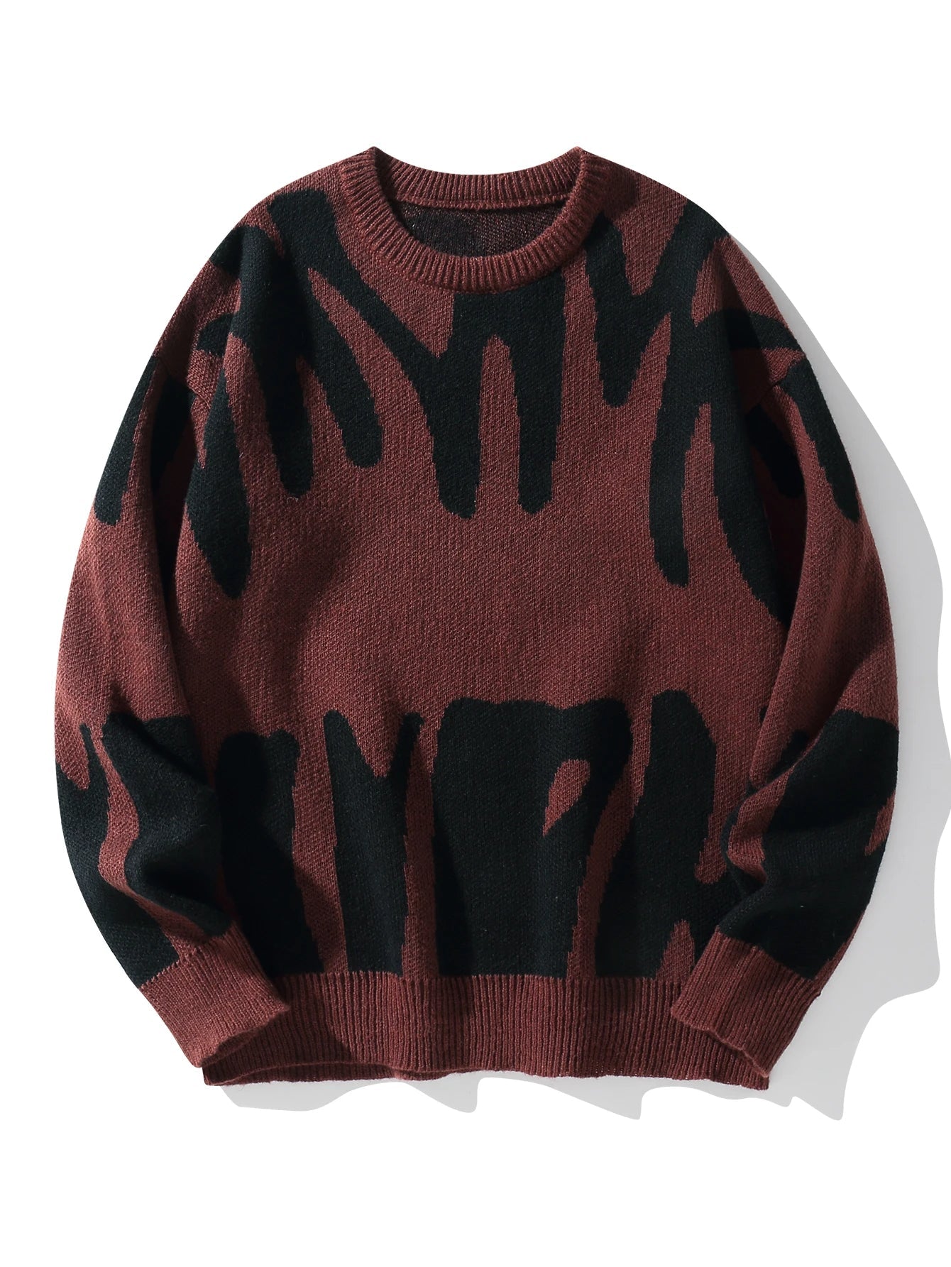 Eleganter gemusterter Pullover