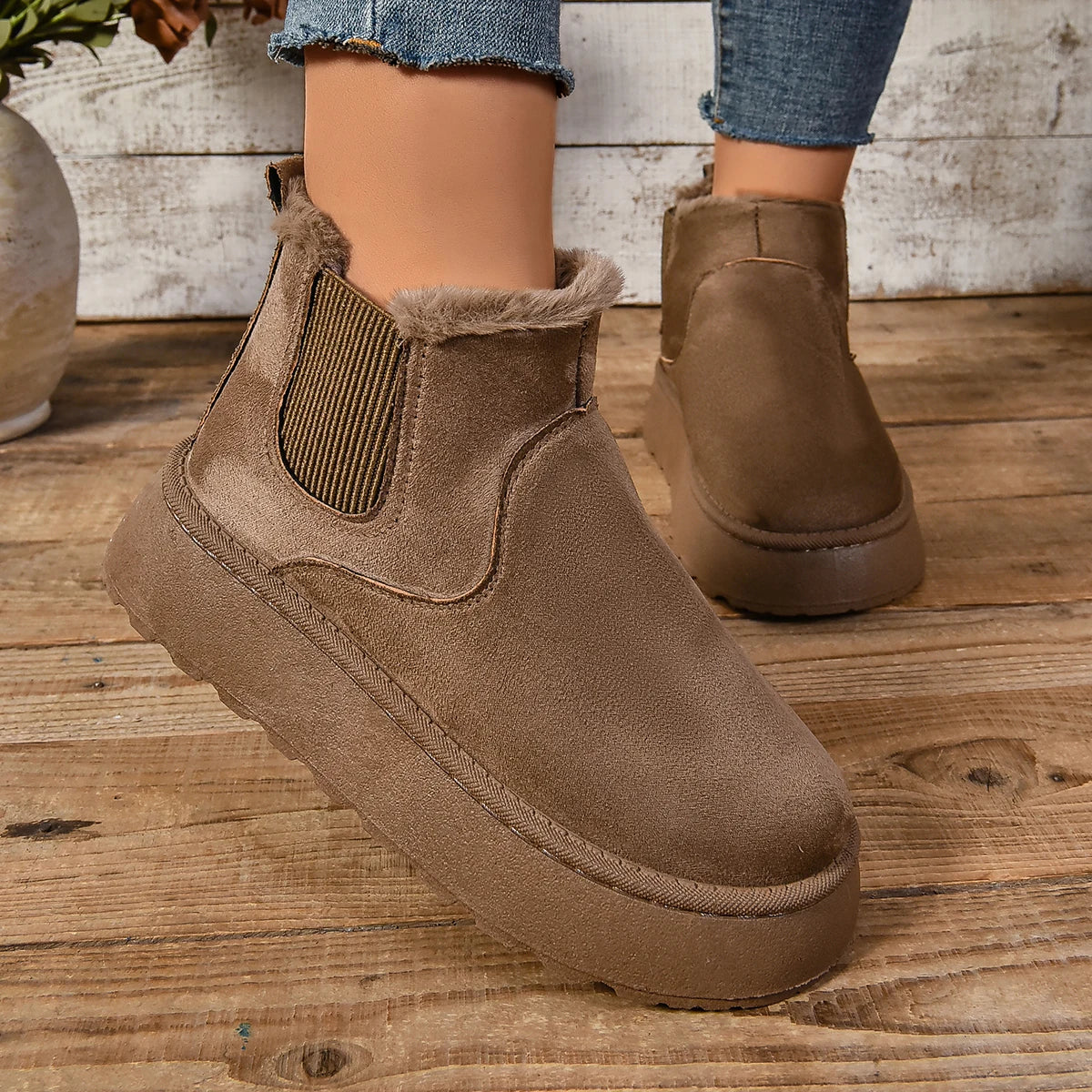 Elsa - Warme Stiefel mit Bequemem Futter